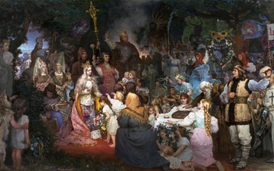 立陶宛的洗礼 作者 Władysław Ciesielski